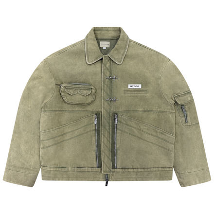 CARGO JACKET - GREEN
