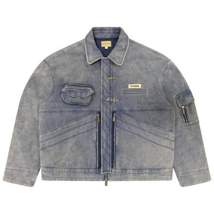 CARGO JACKET - BLUE
