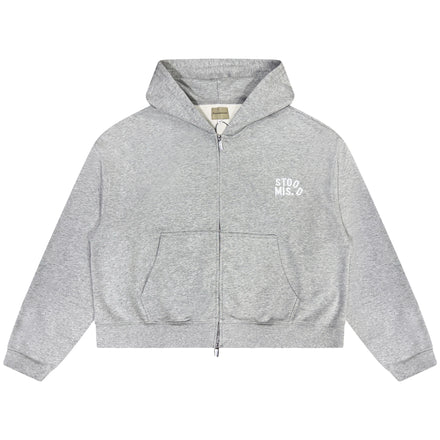 CLASSIC LOGO HOODIE - GREY